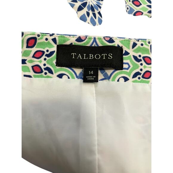 Talbots Multicolor Patterned Skirt - Picture 5 of 6